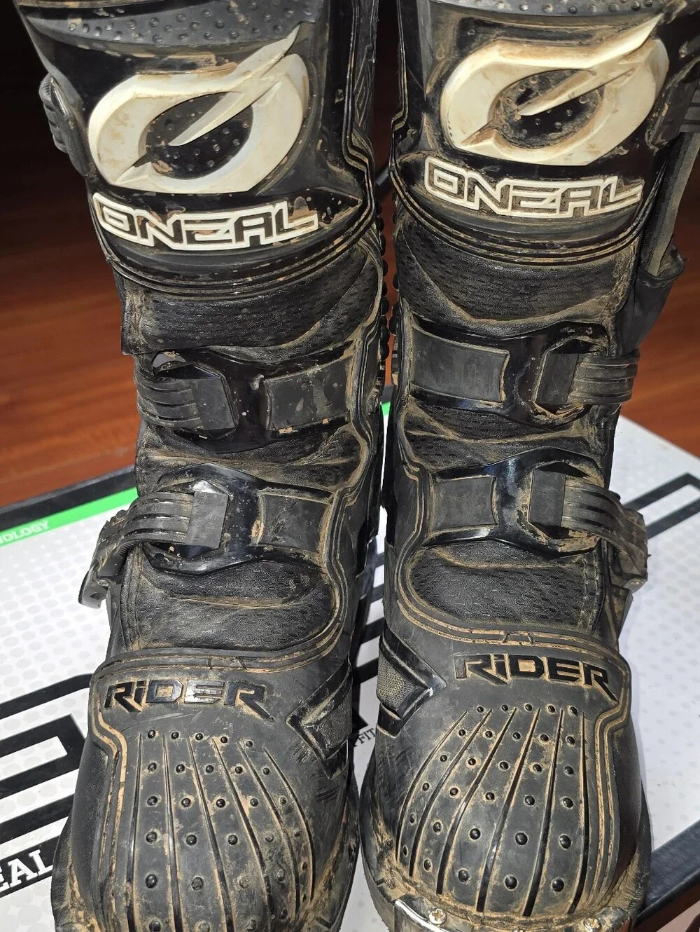 O'Neal Rider Youth Motocross Boots Black Size US/EU 3/35 Off-Road MX